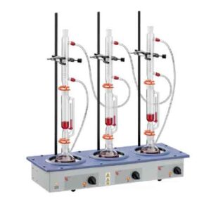 Kjeldahl Digestion/Soxhlet Extraction Apparatus 3 Place with Glassware, EAM 9204-03