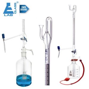 Burette Automatic – Glass, Class B, 25, 50, 100ml (1000/2000ml reservoir)