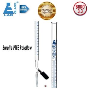 Burette Rotaflow/Straight Class ‘A’ 25ml-100ml PTFE Key Stopcock