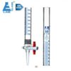 Burette (Plastic) Polypropylene 50ml PTFE Key Stopcock LABGLASS