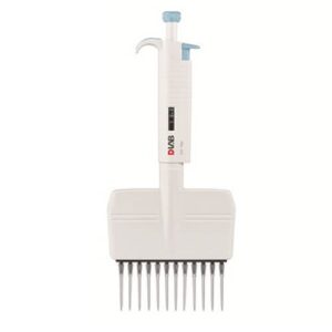 Micropipette Multi (12) Channel 50-300μL Adjustable Pipettes DLAB USA