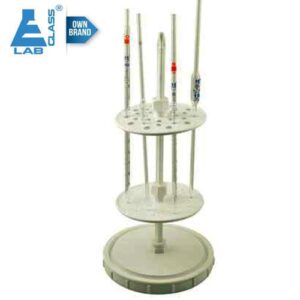 Pipette Stand, Polypropylene – Fits 28 Pipettes – Adjustable LABGLASS USA