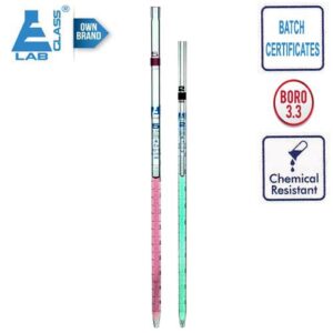 Pipette (Graduated Pipette) Glass, Class-A 1-25ml Borosilicate Glass LABGLASS USA